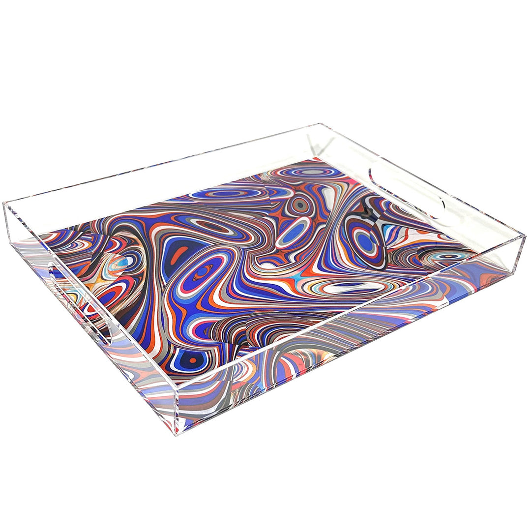 Colorful Carpet Acrylic Tray