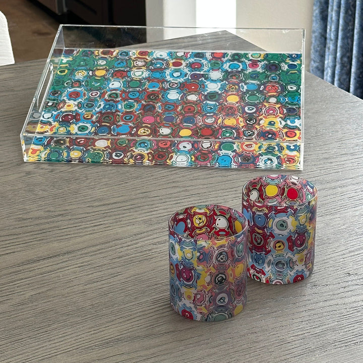 Multiple Hearts Whiskey Glass Set