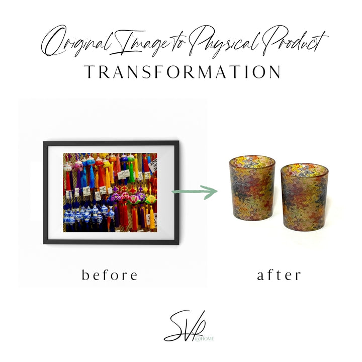 Asian Tassels Shot Glass Set