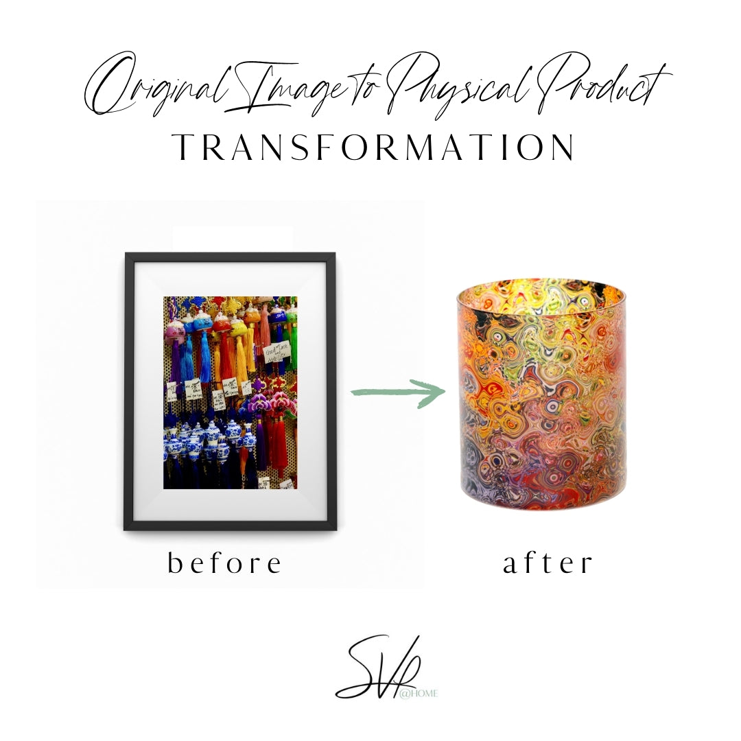 Asian Tassels Whiskey Glass Set