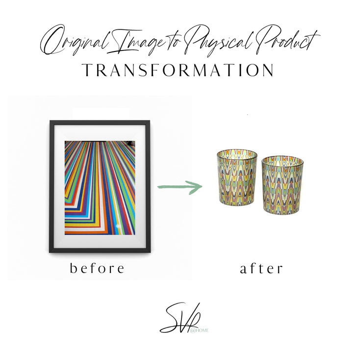 Colorful Carpet 2 Shot Glass Set