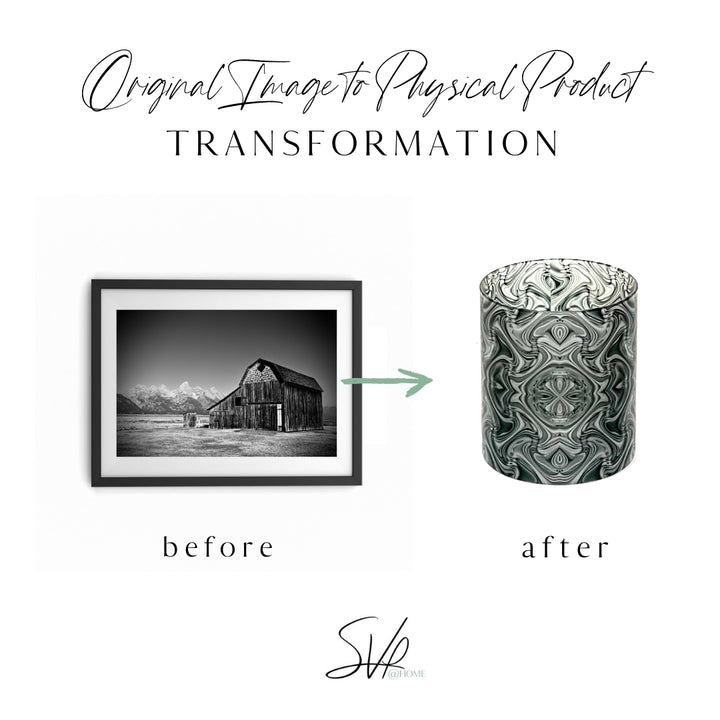 Grand Tetons Barn Whiskey Glass