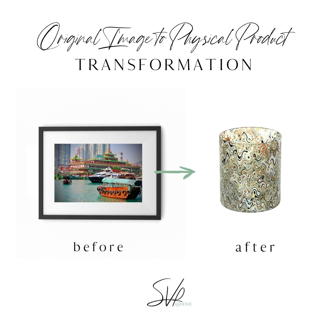 Hong Kong Boats Whiskey Glass Set