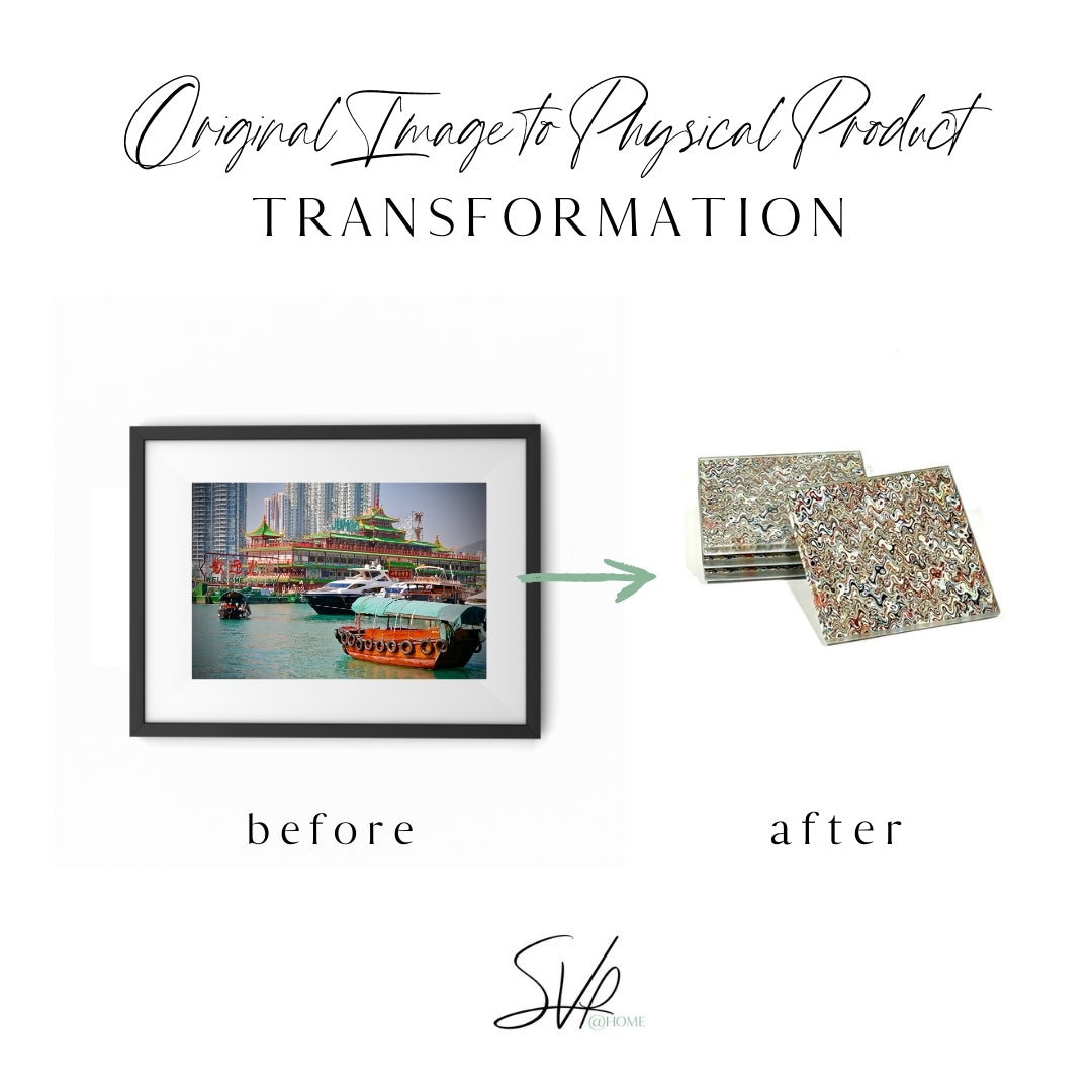 Hong Kong Boats Coaster Set