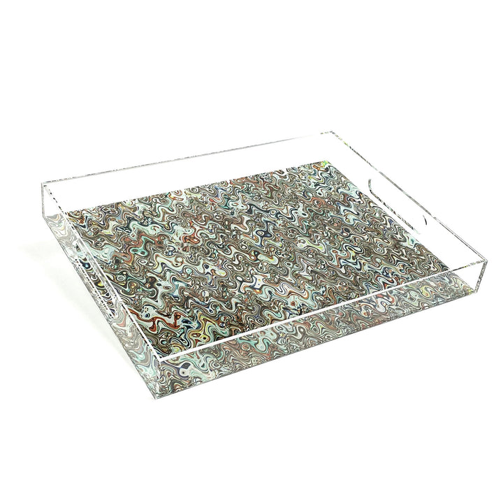 Hong Kong Boats Acrylic Tray