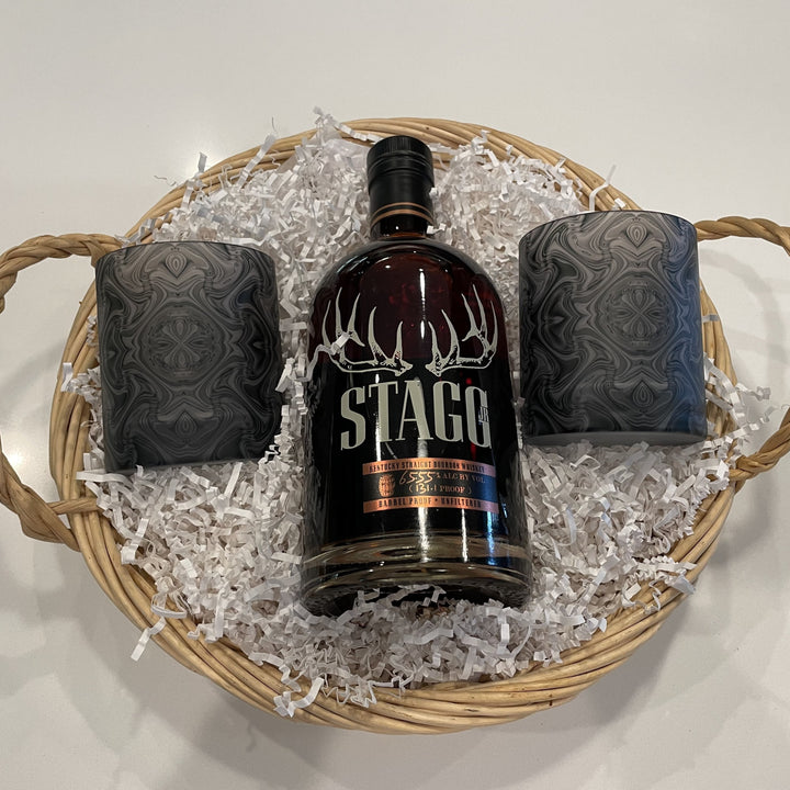 Grand Tetons Barn Whiskey Glass