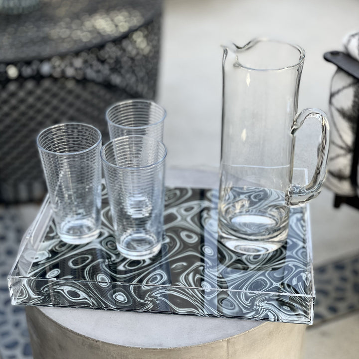 Grand Tetons Barn Acrylic Tray