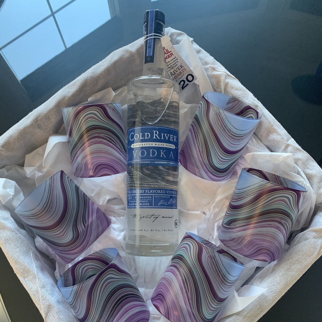 Paris Garden 1 Whiskey Glass Set