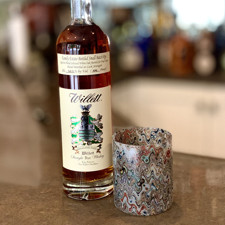 Hong Kong Boats 2 Whiskey Glass Set