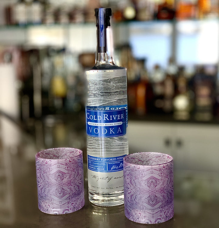 Single Orchid Whiskey Glass Set