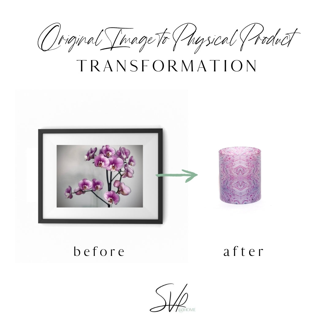 Single Orchid Whiskey Glass Set