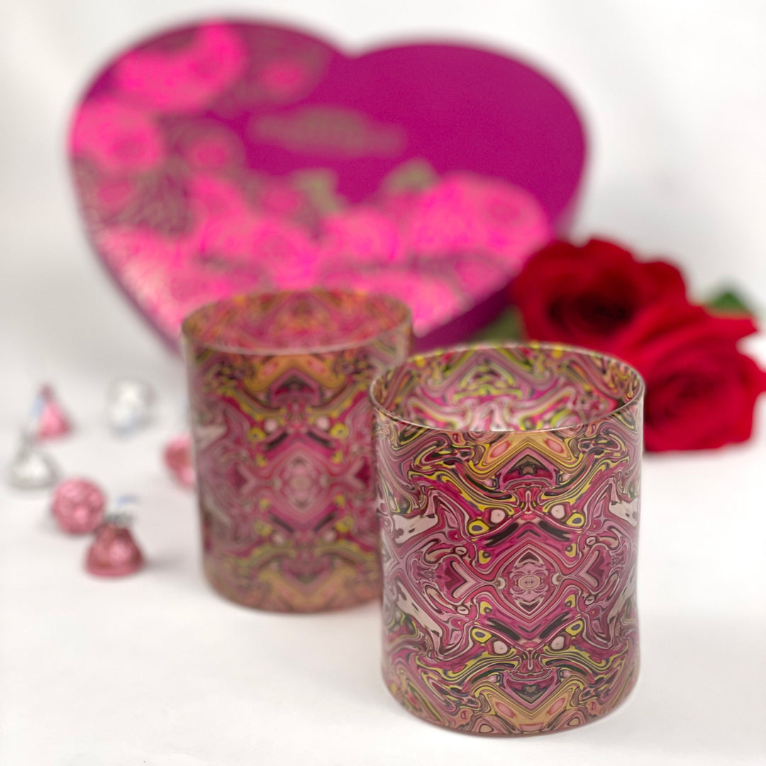 20 Roses Whiskey Glass Set