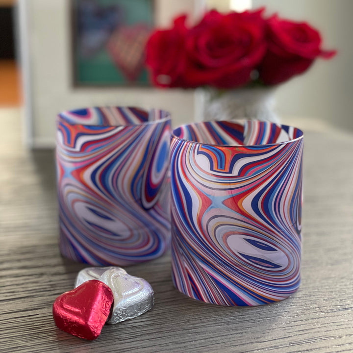 Colorful Carpet 1 Whiskey Glass Set