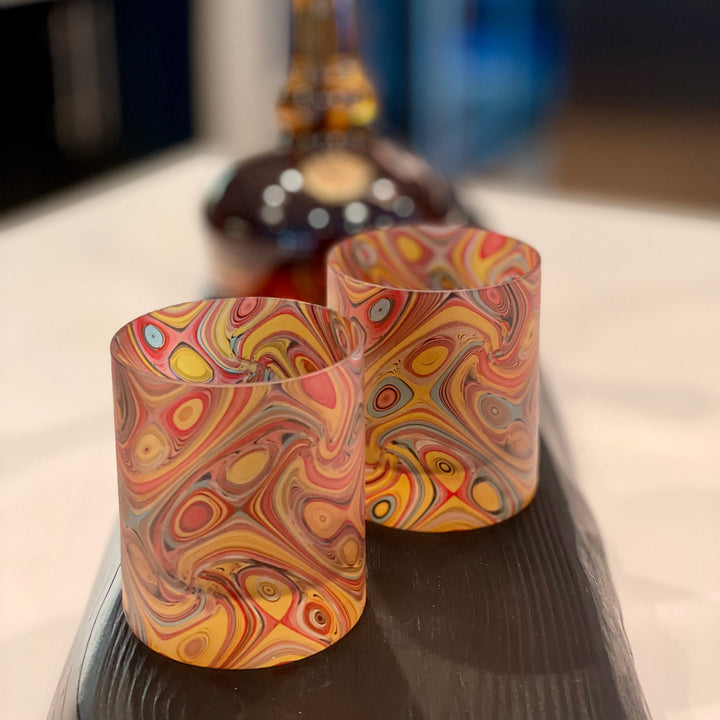 Primary Dodge Whiskey Glass Set