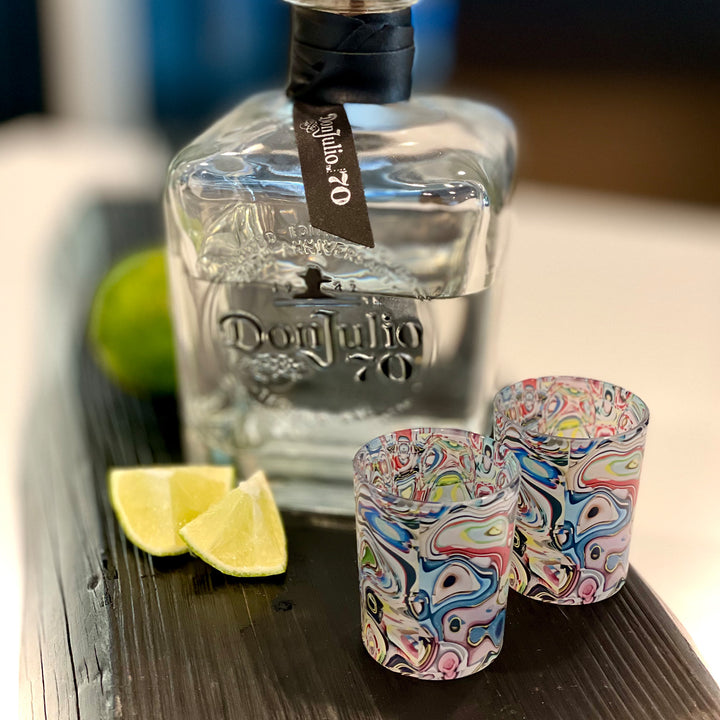 Wall of Buoys Shot Glass Set