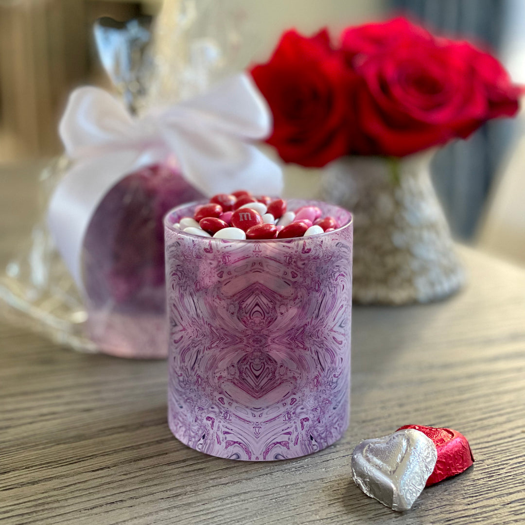 Single Orchid Whiskey Glass Set