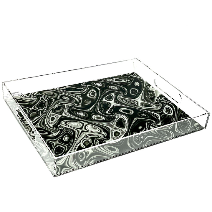 Grand Tetons Barn Acrylic Tray