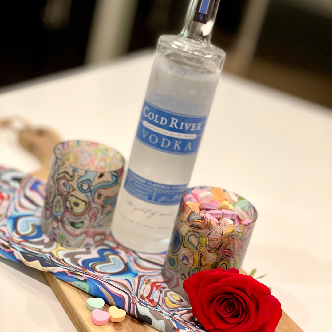 Wall of Buoys Whiskey Glass Set