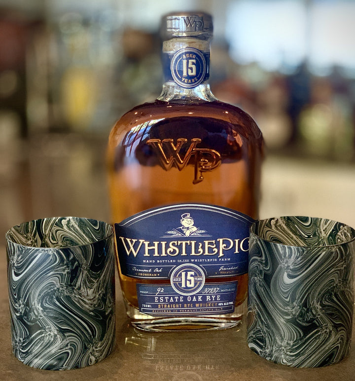 Up Through The Trees Whiskey Glass Set