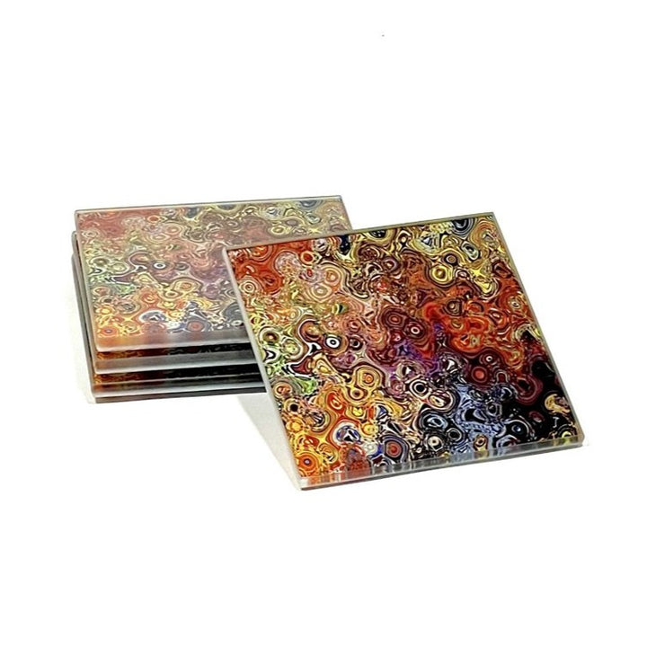 Asian Tassels Coaster Set