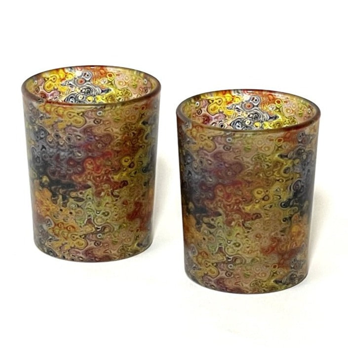 Asian Tassels Shot Glass Set