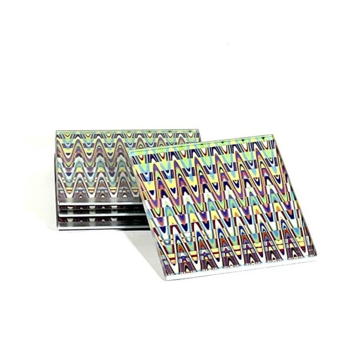 Colorful Carpet 2 Coaster Set