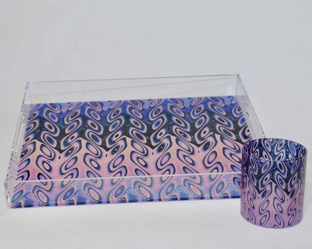 Downtown Full Moon Acrylic Tray