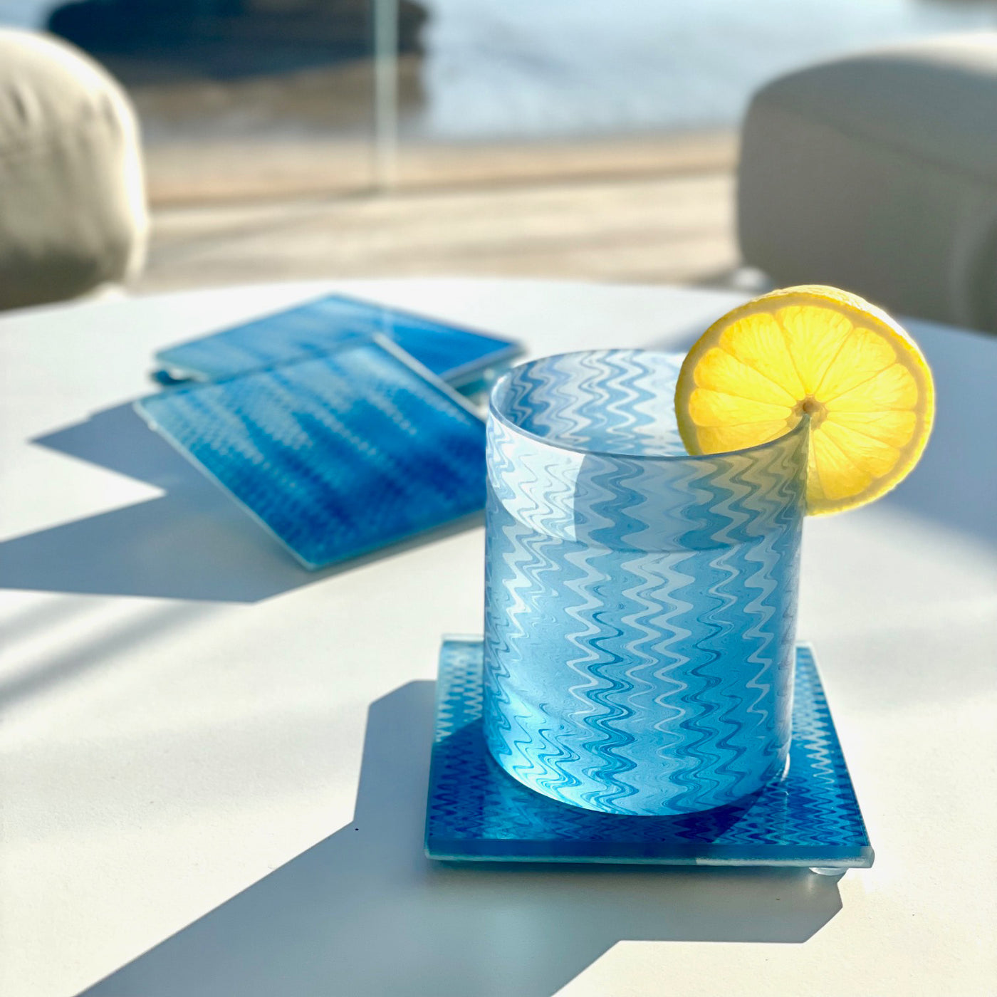 Malibu Ocean 2 Whiskey Glass Set
